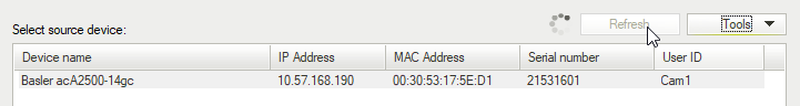 Device manager refreshing