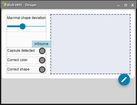 WebHMI Example in designer mode