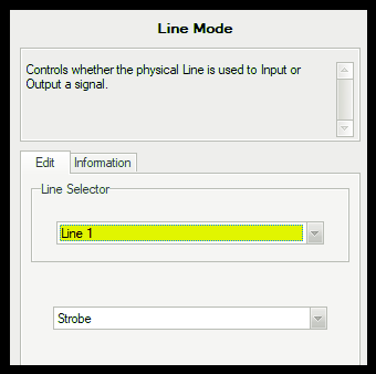 Settings editor with selector